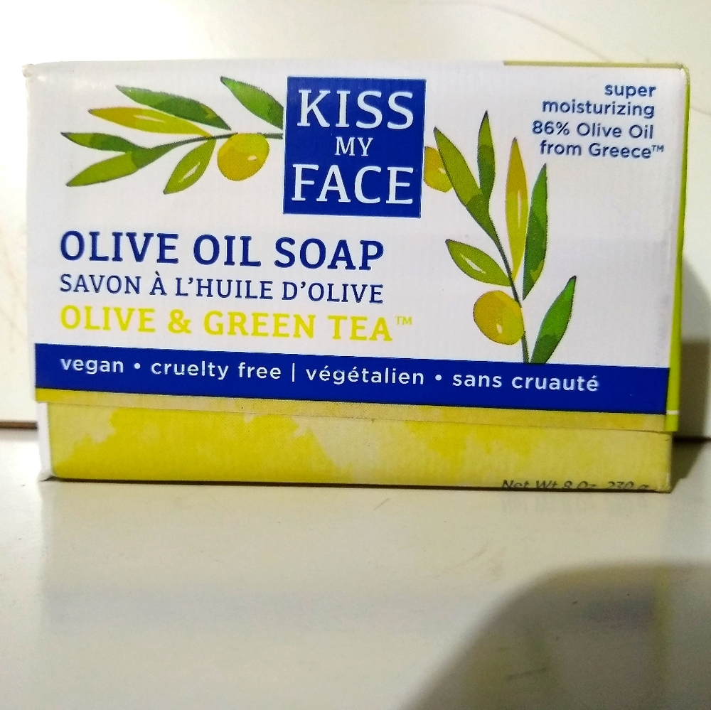 Kiss My Face Olive & Green Tea Soap Bars